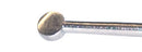 373R 16-111S Schocket Double-Ended Scleral Depressor, with Pocket Clip, Round Handle, Length 143 mm, Stainless Steel