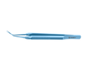 999R 4-03962/MFT Capsulorhexis Forceps with Scale (2.50/5.00 mm), Cross-Action, for 1.50 mm Incisions, Straight Titanium Jaws (8.50 mm), Long Lever (26.00 mm), Medium (91 mm) Flat Titanium Handle, Length 120 mm