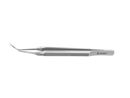 999R 4-03962/MFS Capsulorhexis Forceps with Scale (2.50/5.00 mm), Cross-Action, for 1.50 mm Incisions, Straight Stainless Steel Jaws (8.50 mm), Long Lever (26.00 mm), Medium (91 mm) Flat Stainless Steel Handle, Length 120 mm